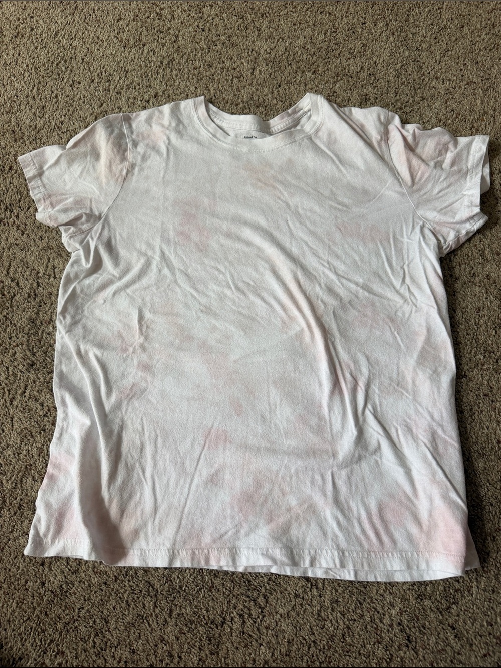 Abercrombie & Fitch Pale Pink Short Sleeve Crew Tee